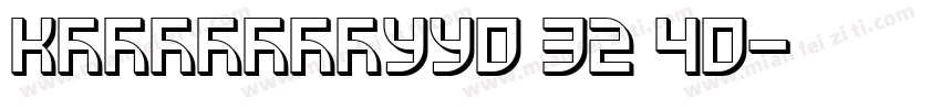 KSYNQJHAUU0 32 40字体转换